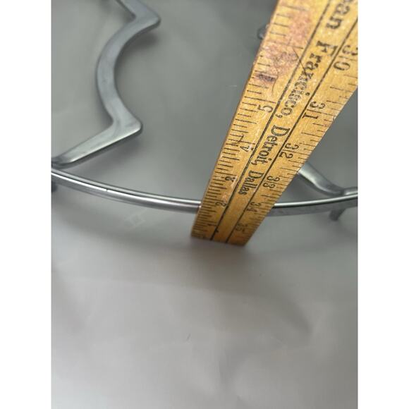 Vintage Corningware Metal Wire Hotplate Rack Hot Trivet P10-M1 - Picture 7 of 7